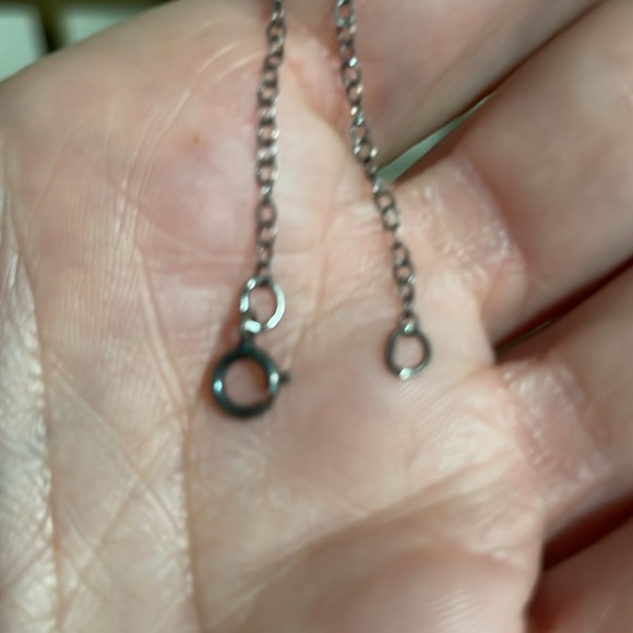 Fire opal necklace crystal, lavender opal gemstone necklace - Picture 8 of 8